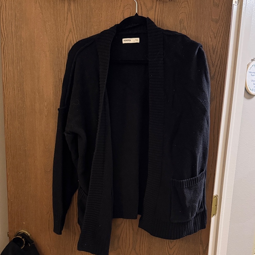 Women’s Black Sweater Cardigan